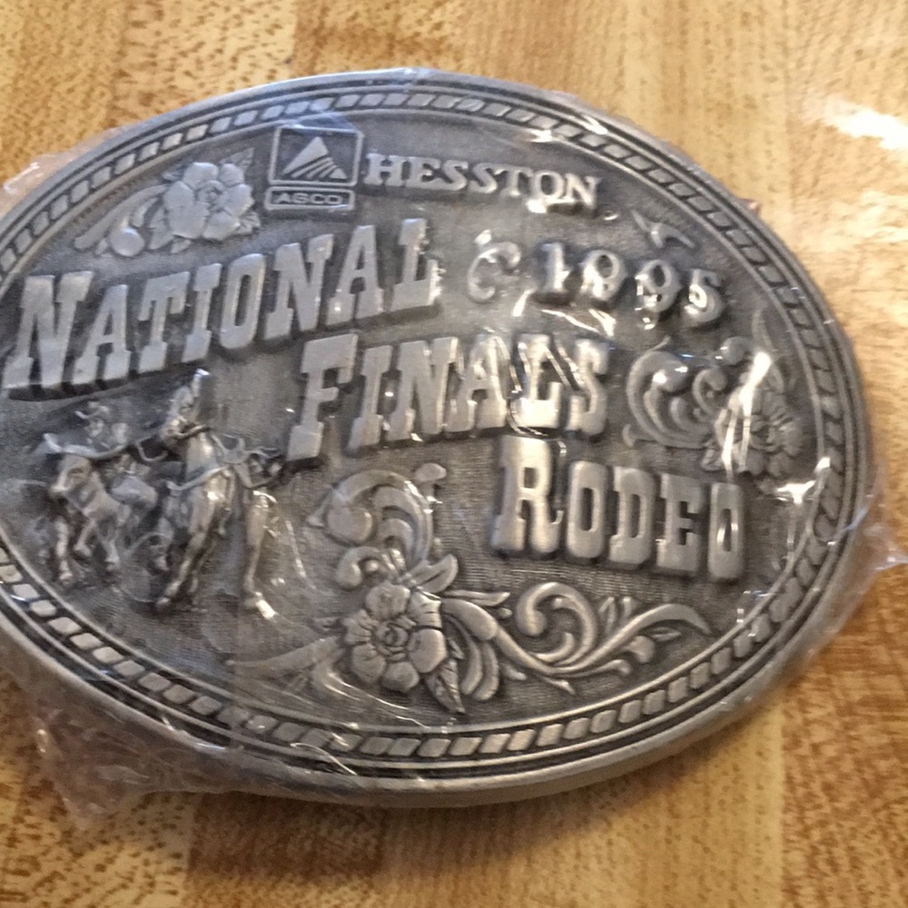Hesston National Finals Rodeo Belt Buckle